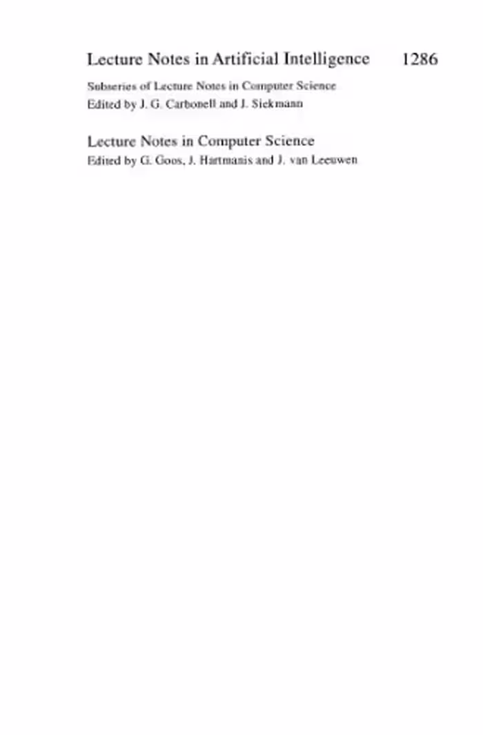 خرید و دانلود نسخه کامل کتاب Multi-Agent Systems Methodologies and Applications: Second Australian Workshop on Distributed Artificial Intelligence Cairns, QLD, Australia, August 27, 1996 Selected Papers