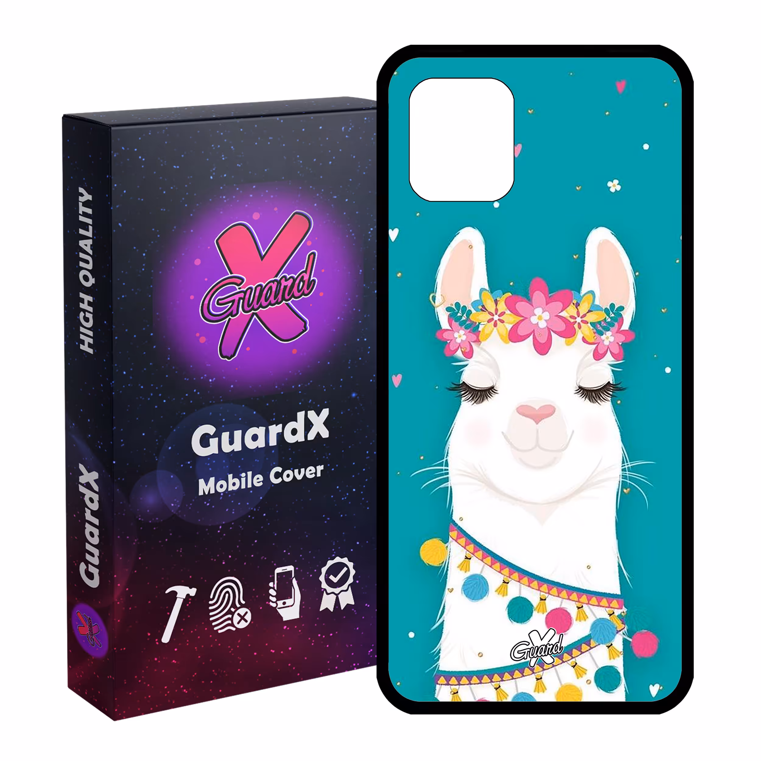 کاور گارد ایکس طرح Llama مدل Glass10017 مناسب برای گوشی موبایل سامسونگ Galaxy Note 10 Lite