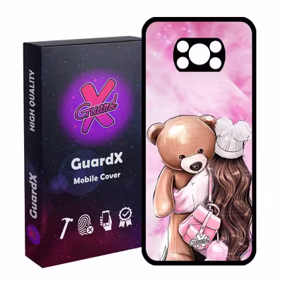 کاور گارد ایکس طرح Girl مدل Glass10088 مناسب برای گوشی موبایل شیائومی Poco X3 Pro