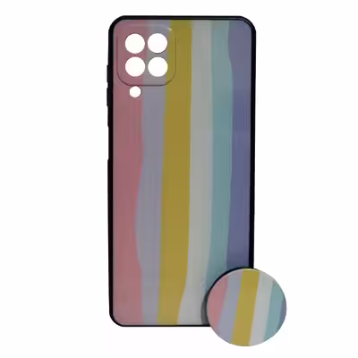 کاور کد 1838 مناسب برای گوشی موبایل سامسونگ Galaxy A22 4G به همراه پایه نگهدارنده
