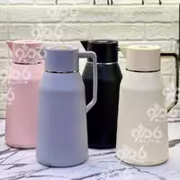 فلاسک 1.6 لیتر رنگی اوریو شیشه صورتی