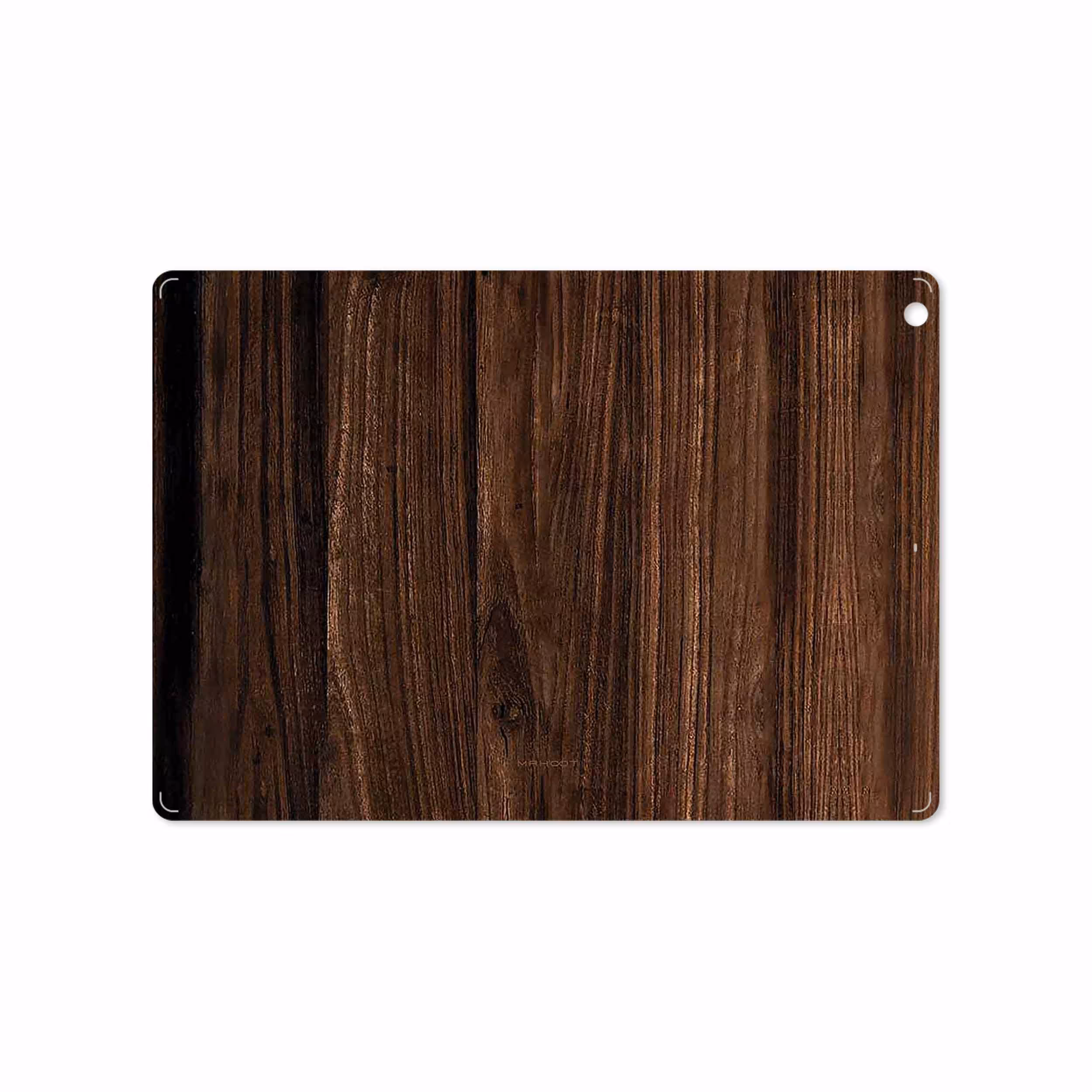 برچسب پوششی ماهوت مدل Dark Walnut Wood مناسب برای تبلت اپل iPad Air 2013 A1474