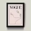 تابلو مدل مینیمال Vogue کد m2579-w