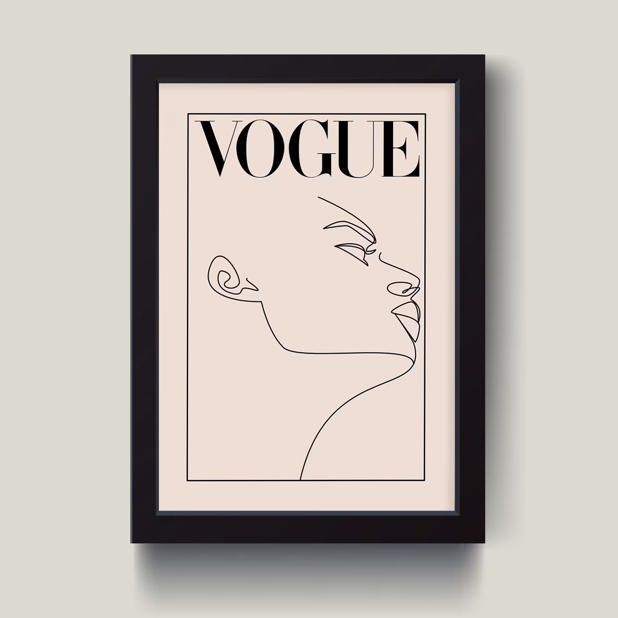 تابلو مدل مینیمال Vogue کد m2579-w