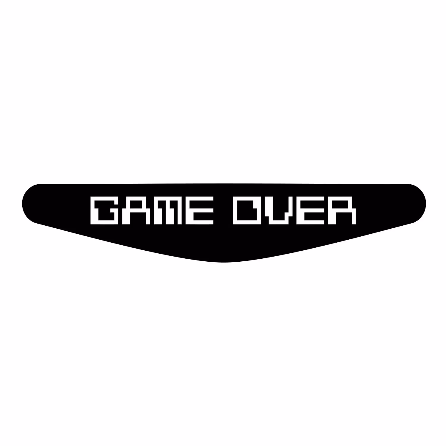 برچسب لایت بار دسته پلی استیشن 4 ونسونی طرح Game Overبسته 2 عددی