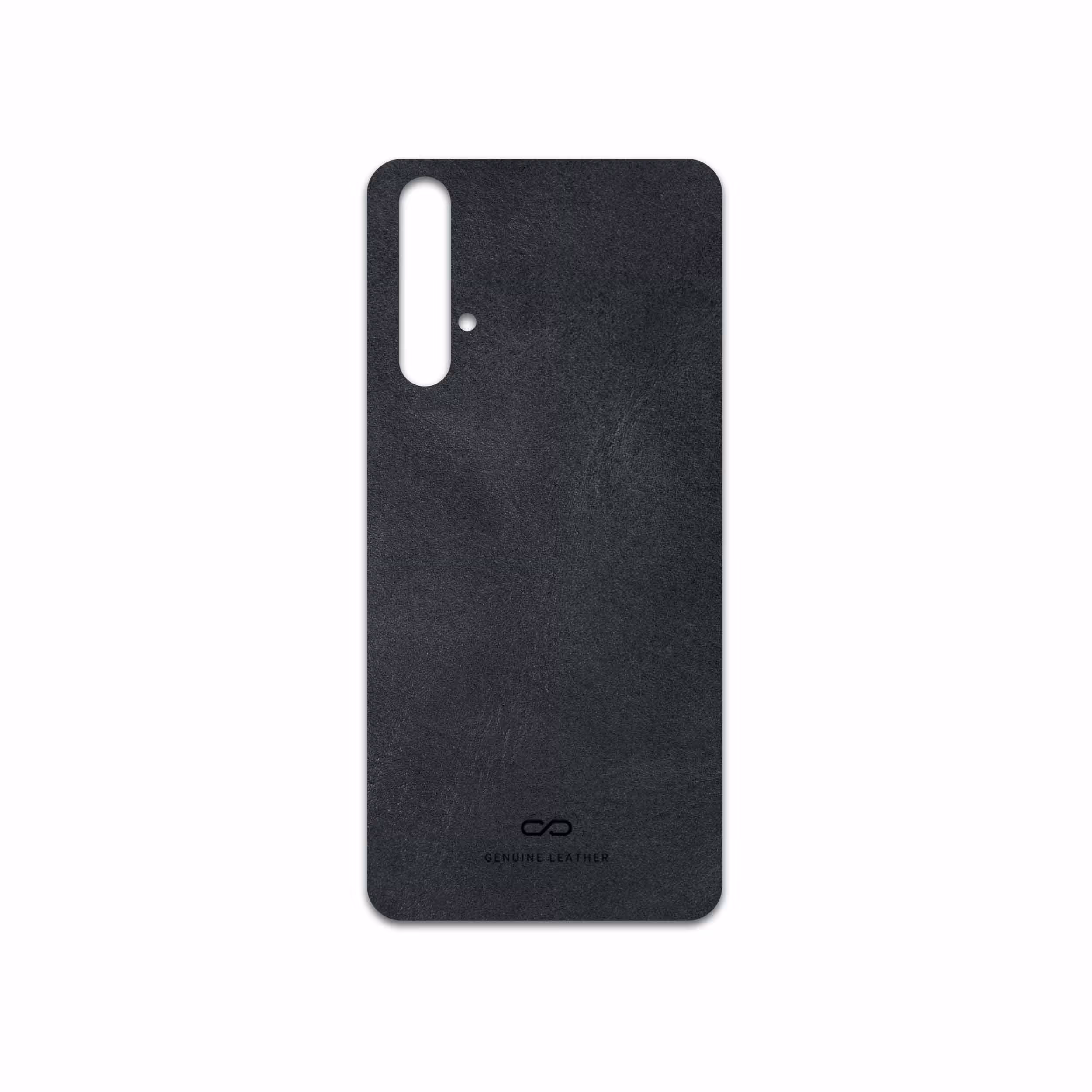 برچسب پوششی ماهوت مدل Graphite-Buffalo-Leather مناسب برای گوشی موبایل هوآوی Nova 5T