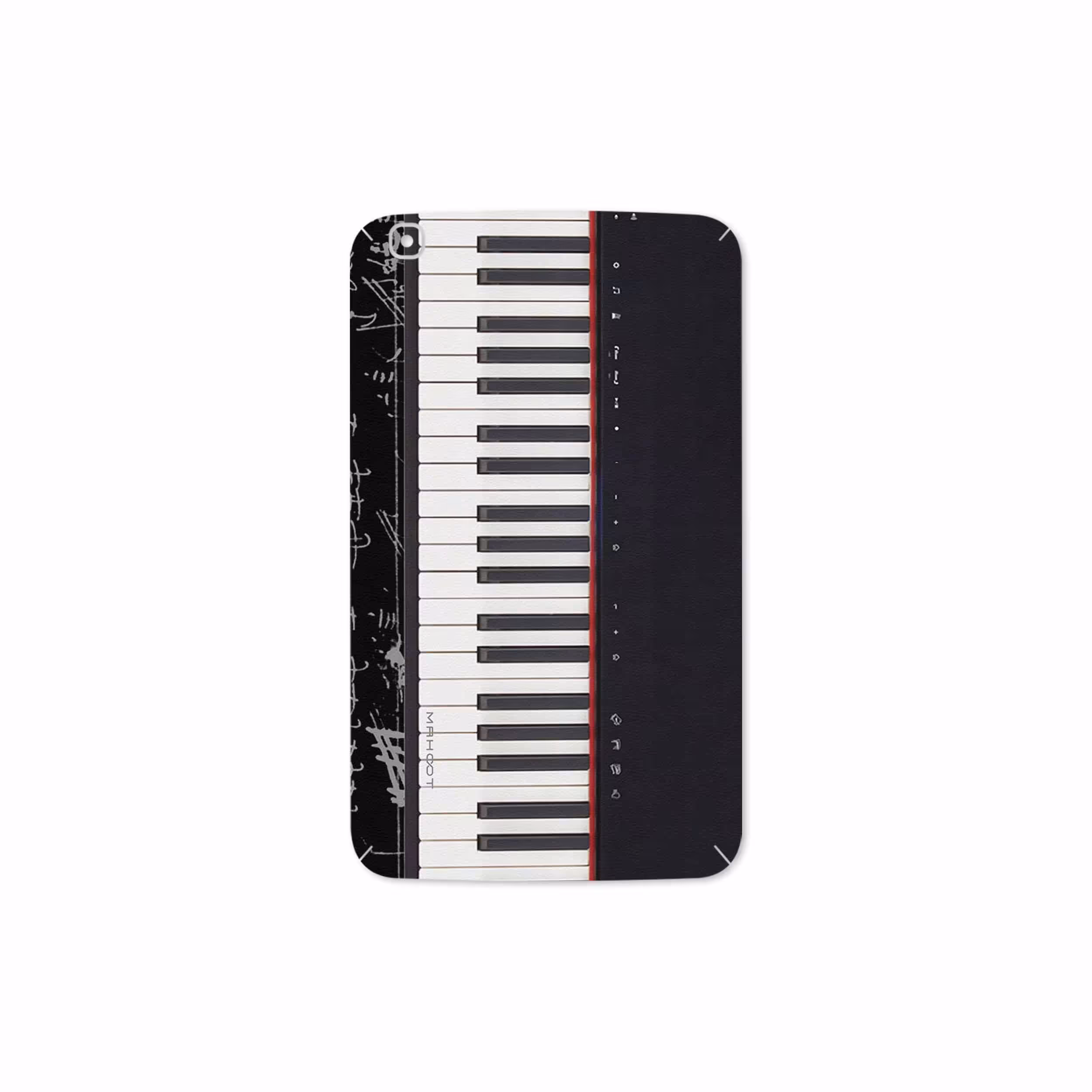 برچسب پوششی ماهوت مدل Piano-Instrument مناسب برای تبلت سامسونگ Galaxy Tab 3 8.0 2013 T310