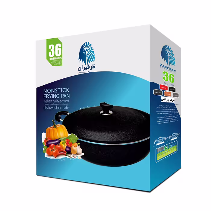 تابه ظرفیران رهنمون مدل یاس کد ZR63 سایز 36
