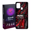 کاور گارد ایکس طرح Music مدل Glass10160 مناسب برای گوشی موبایل سامسونگ Galaxy M31 / M31 Prime / F41