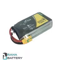 باتری لیتیوم پلیمر 4 سل Tattu 9000 mAh 25c
