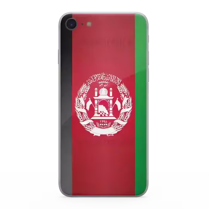 قاب گوشی پرچم افغانستان مدل AE23