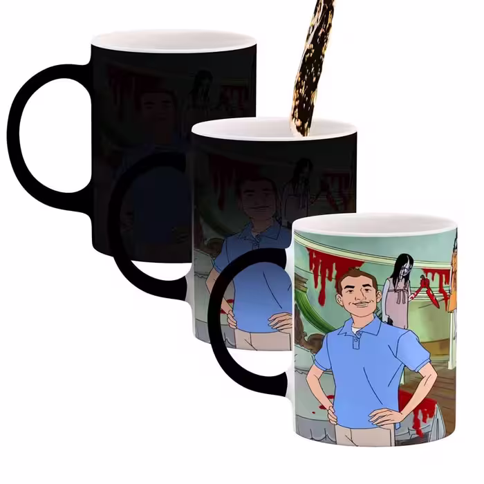 ماگ حرارتی کاکتی طرح کارتون Mike Tyson Mysteries مدل mgh22774
