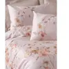سرویس روتختی کاتن باکس مدل Satin Pansy Bej دو نفره 6 تکه