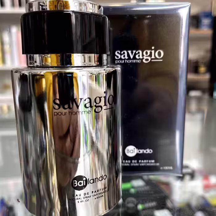 ادو پرفیوم مردانه بایلندو مدل ساواجیو Savagio رایحه خنک و تند حجم 100 میلی لیتر | amazonchi