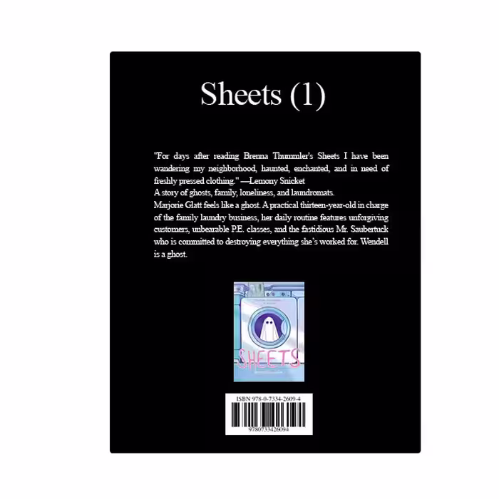 کتاب Sheets  اثر Brenna Thummler انتشارات نبض دانش