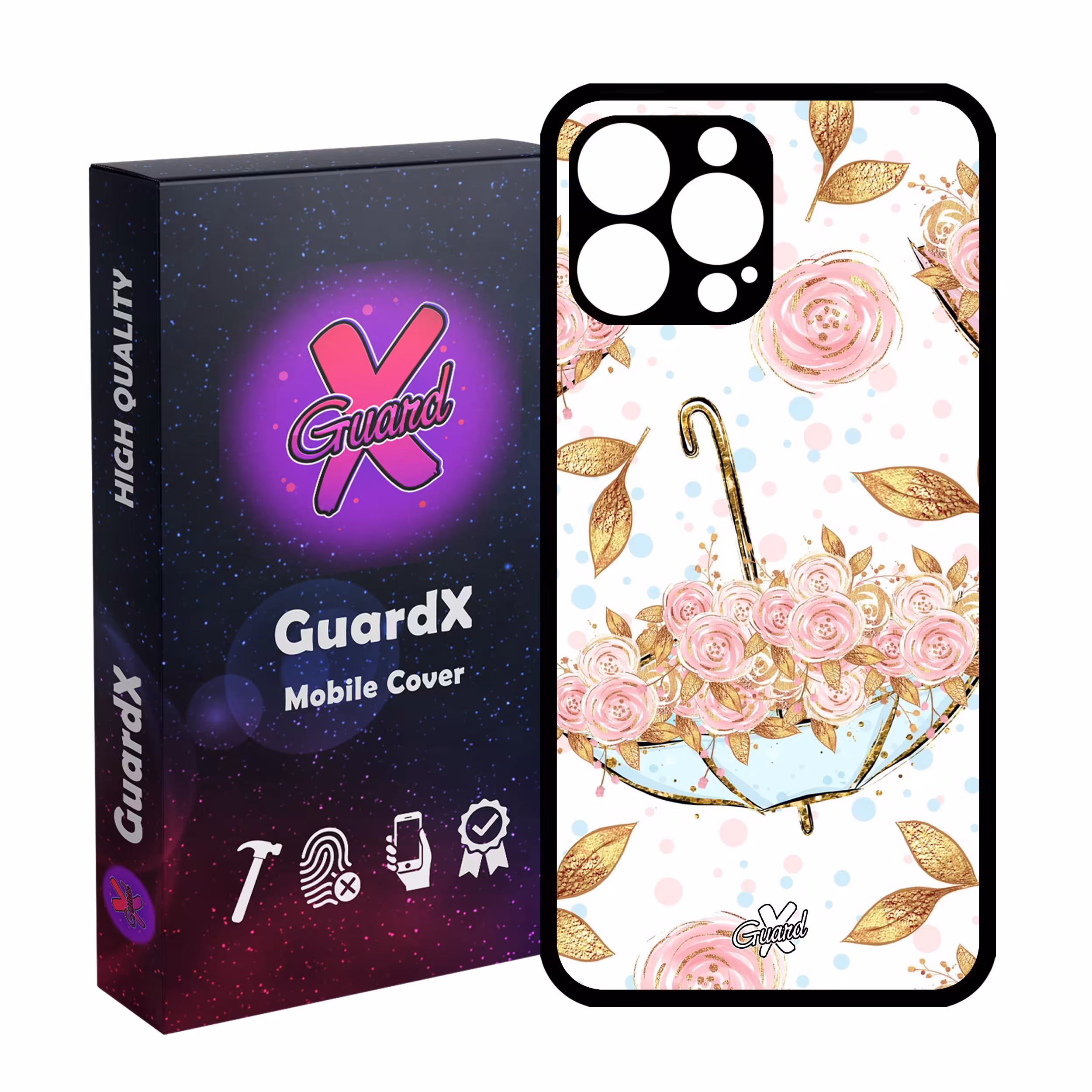 کاور گارد ایکس طرح Flower مدل Glass10107 مناسب برای گوشی موبایل اپل iPhone 13 Pro Max
