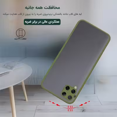 کاور مدل هیبریدی پشت مات کد MH_22 مناسب برای گوشی موبایل سامسونگ GALAXY A12