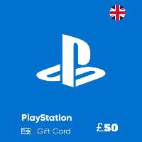 خرید گیفت کارت پلی استیشن انگلستان PSN Gift Card UK £50 با بهترین قیمت