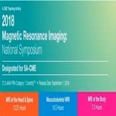 Magnetic Resonance Imaging National Symposium 2018 Price 15€ - کتاب پزشکی بهار