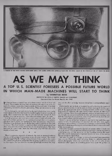 خرید و دانلود نسخه کامل کتاب As We May Think