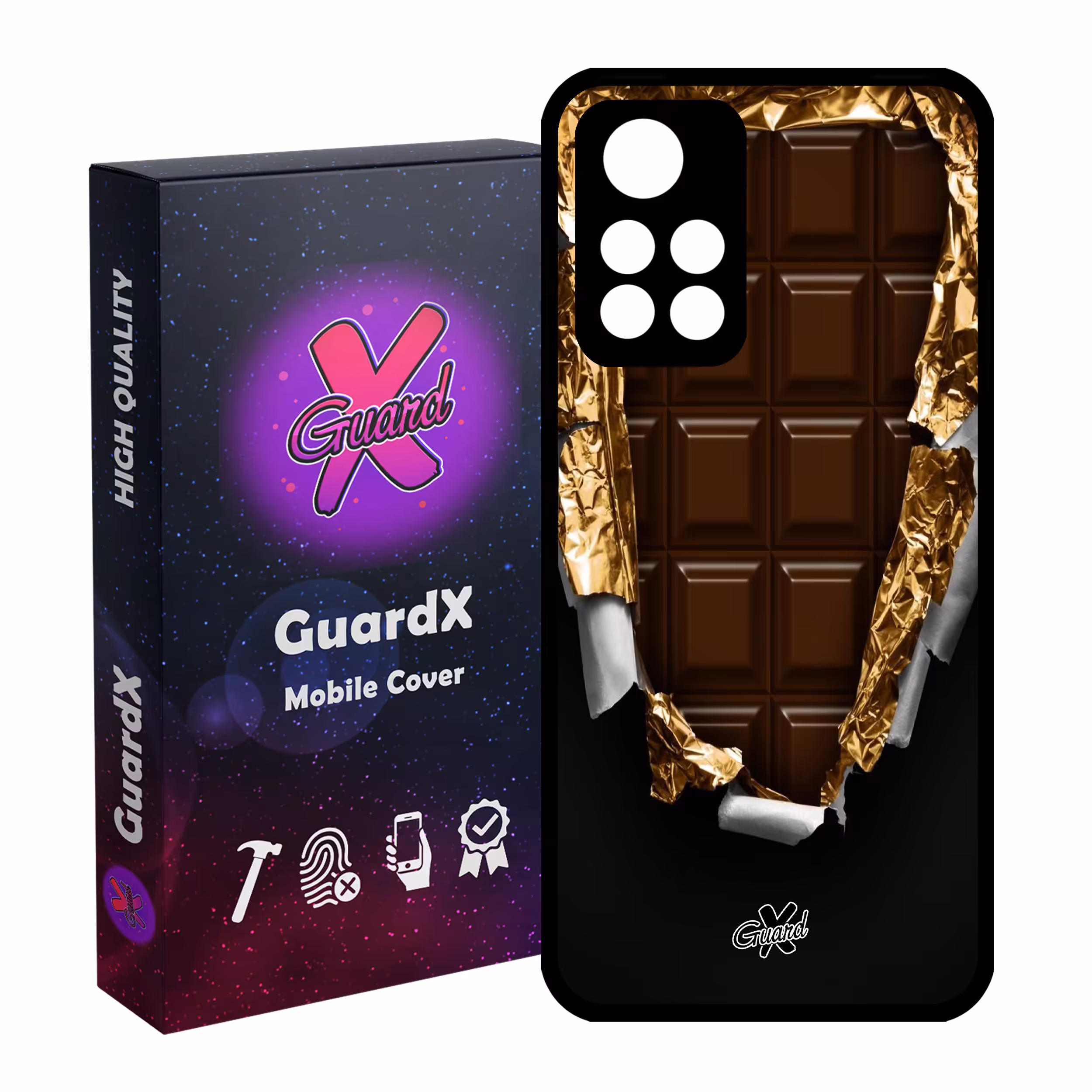 کاور گارد ایکس طرح Chocolate مدل Glass10061 مناسب برای گوشی موبایل شیائومی Poco M4 Pro 5G/Redmi Note 11T 5G/Redmi Note 11S 5G