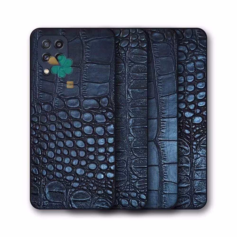 قاب گوشی چرمی Crocodile Skin مناسب Samsung Galaxy A12 Nacho