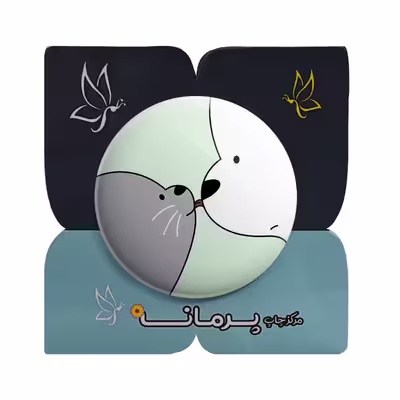 پیکسل پرمانه طرح خرسهای کلهفندقی کد pm 10270