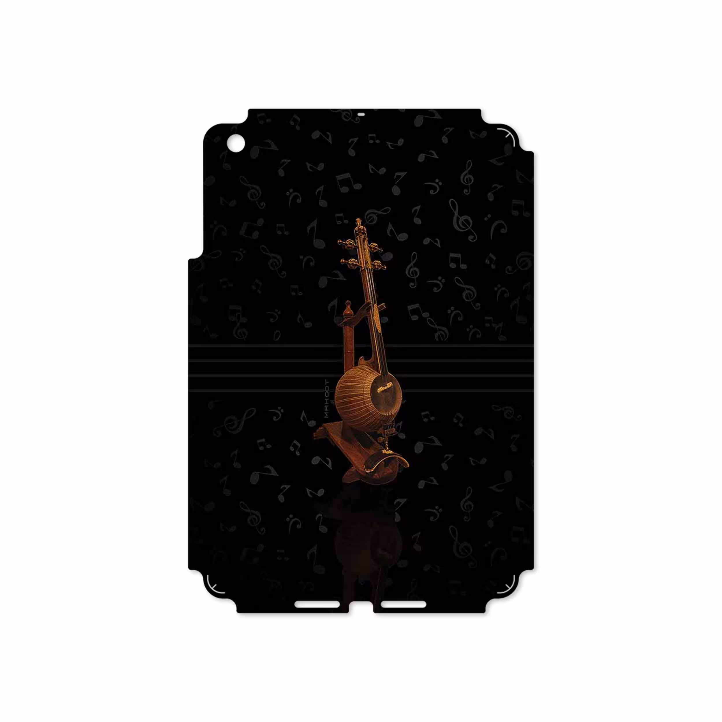 برچسب پوششی ماهوت مدل Persian Fiddle Instrument مناسب برای تبلت اپل iPad mini 2012 A1455