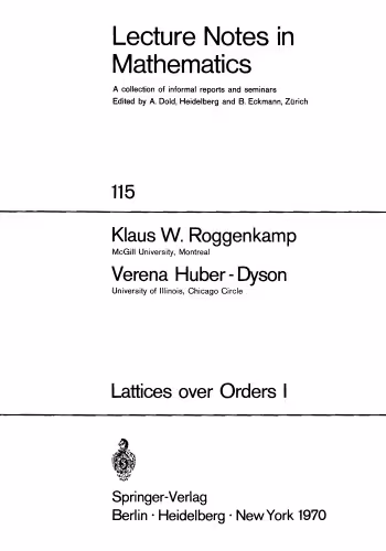 خرید و دانلود نسخه کامل کتاب Lattices over Orders I