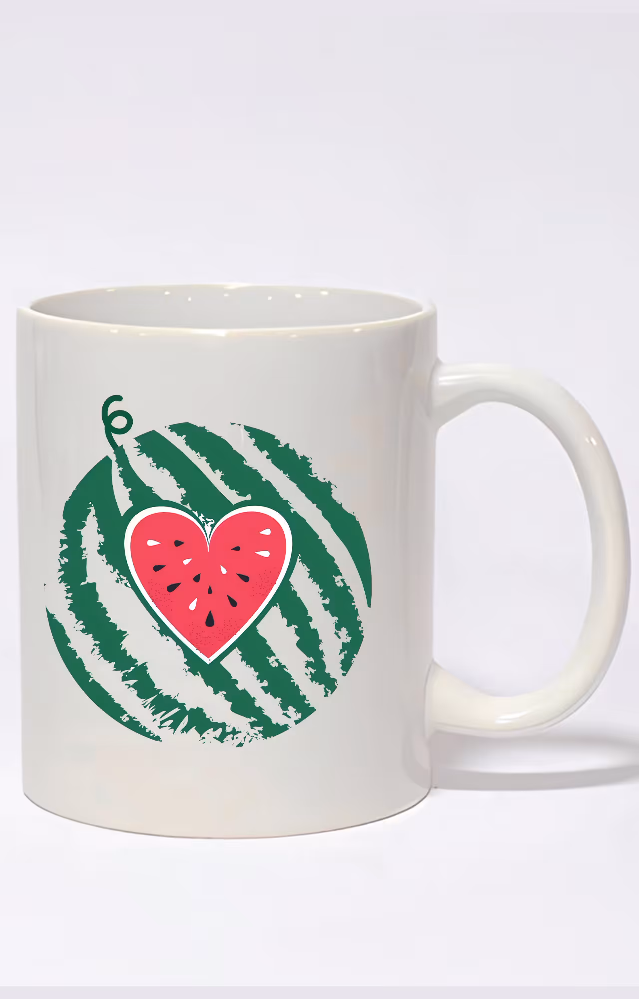 ماگ ساده طرح هندونه شب یلدا کد 3791