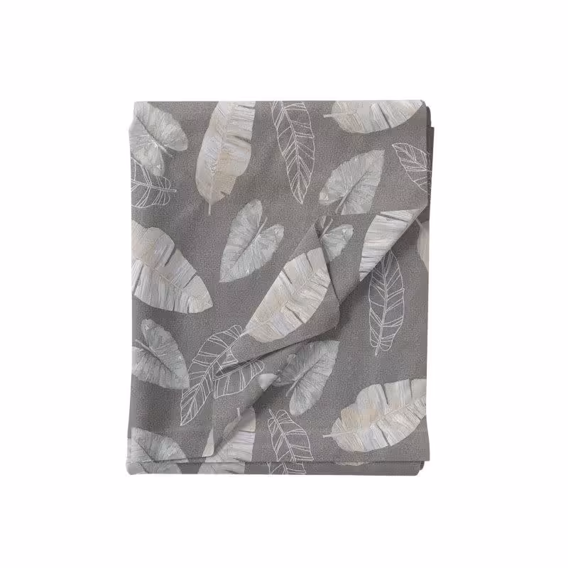 ملحفه مدل کشدار طرح برگ دو نفره  سایز 200x160 سانتی متر