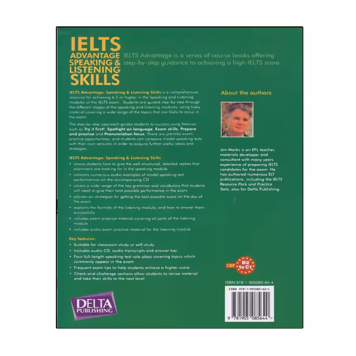 کتاب IELTS Advantage Speaking And Listening Skills اثر Jon Marks انتشارات الوندپویان