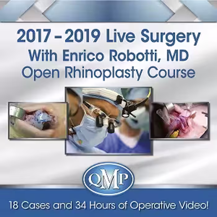 2019 Live Surgery With Enrico Robotti MD Open Rhinoplasty Course at 60€ - کتاب پزشکی بهار