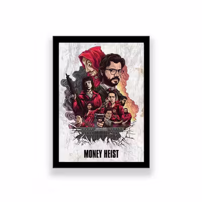 تابلو طرح فیلم Money Heist