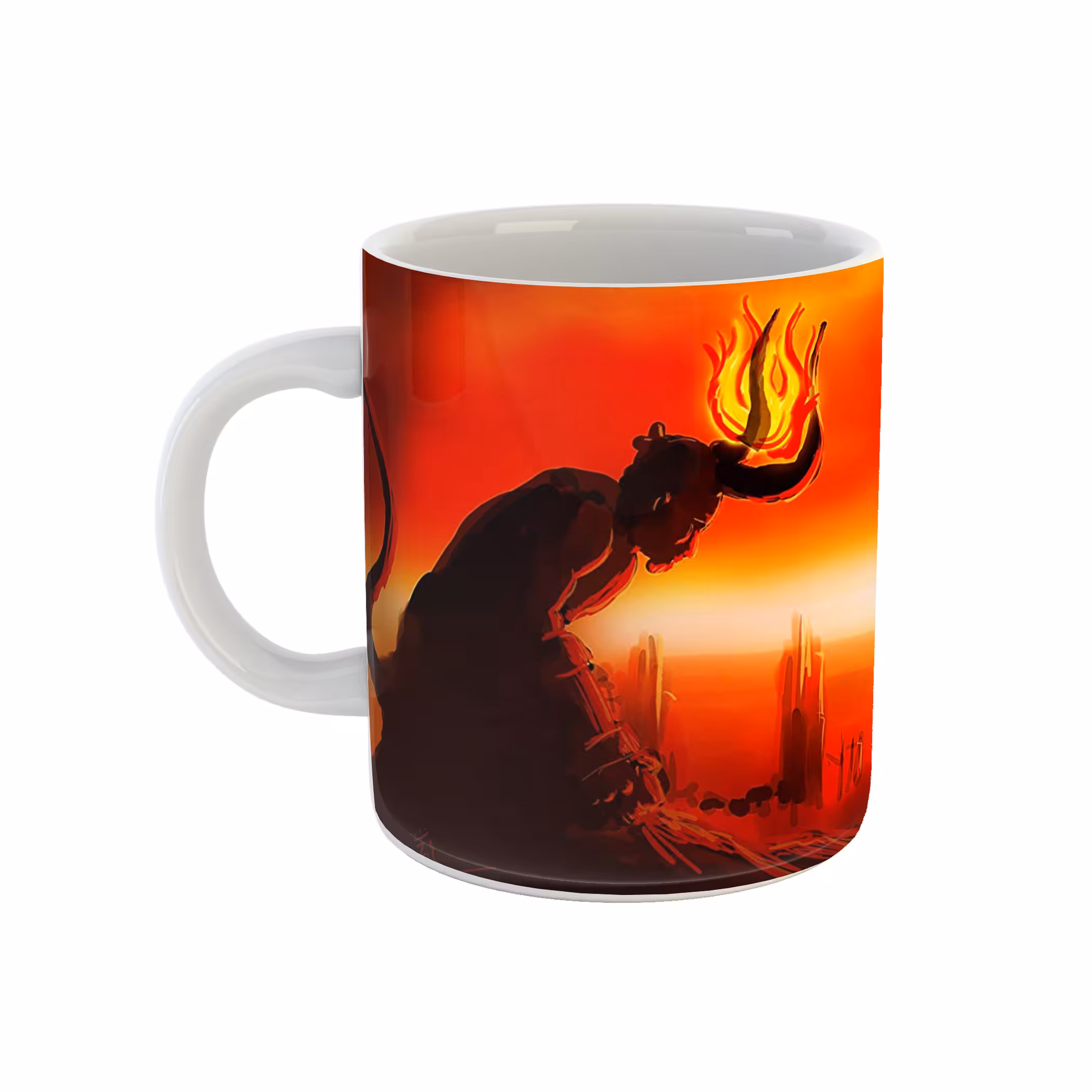 ماگ طرح hellboy