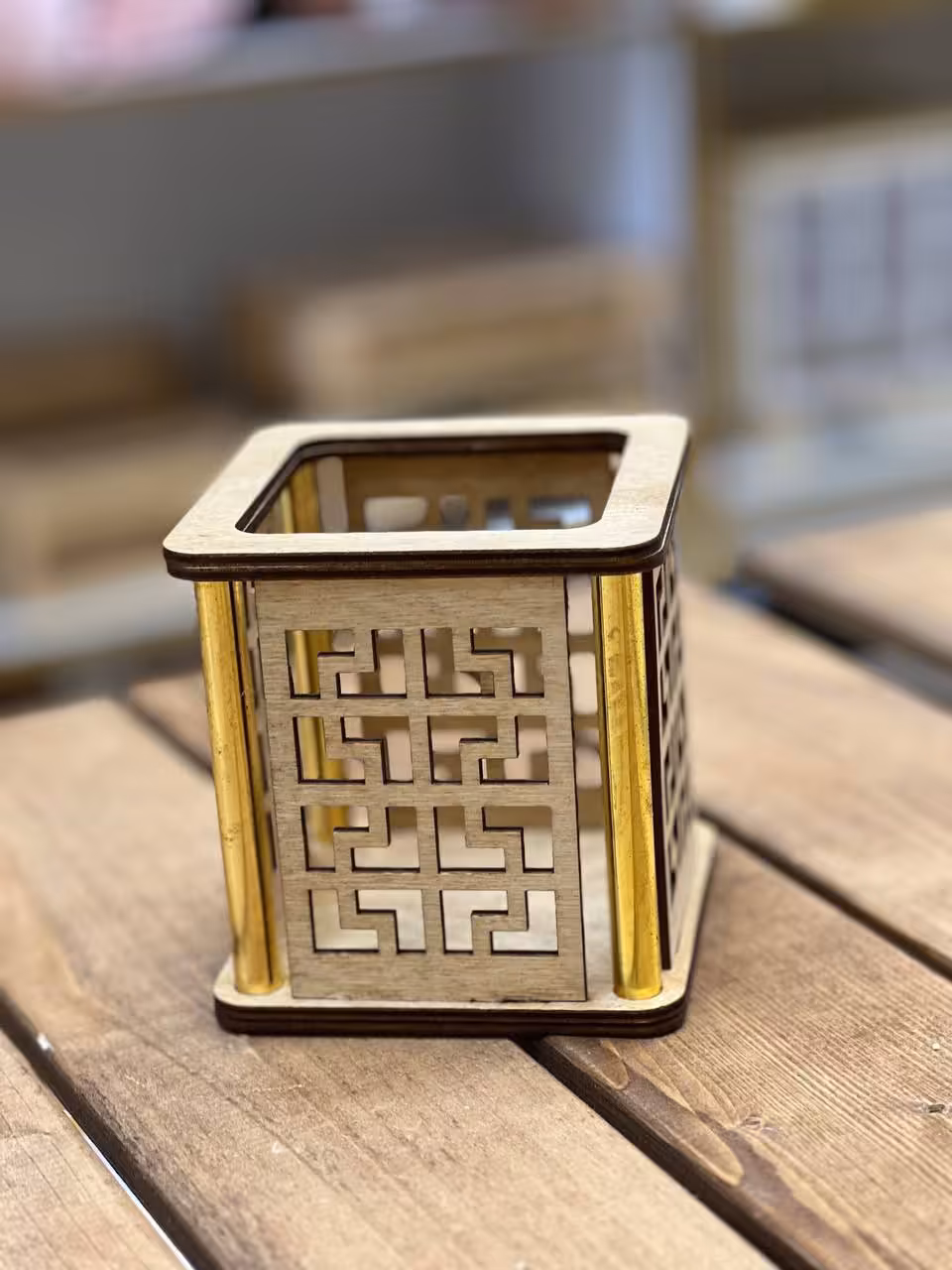 جا قاشقی چوبی هیوا