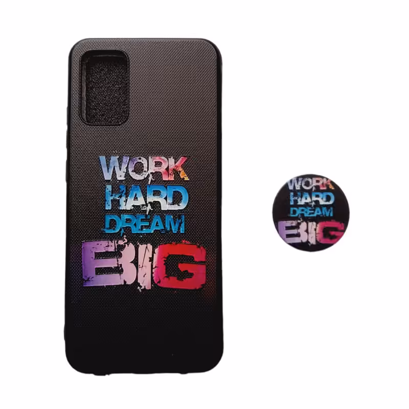 کاور مدل a03s مناسب برای گوشی موبایل سامسونگ Galaxy A03S / A02S / M02S به همراه پاپ سوکت