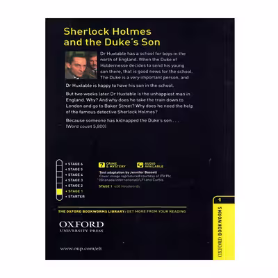کتاب Sherlock Holmes And The Dukes Son اثر Sir Arthur Conan Doyle انتشارات الوندپویان