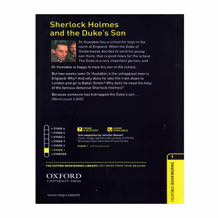 کتاب Sherlock Holmes And The Dukes Son اثر Sir Arthur Conan Doyle انتشارات الوندپویان
