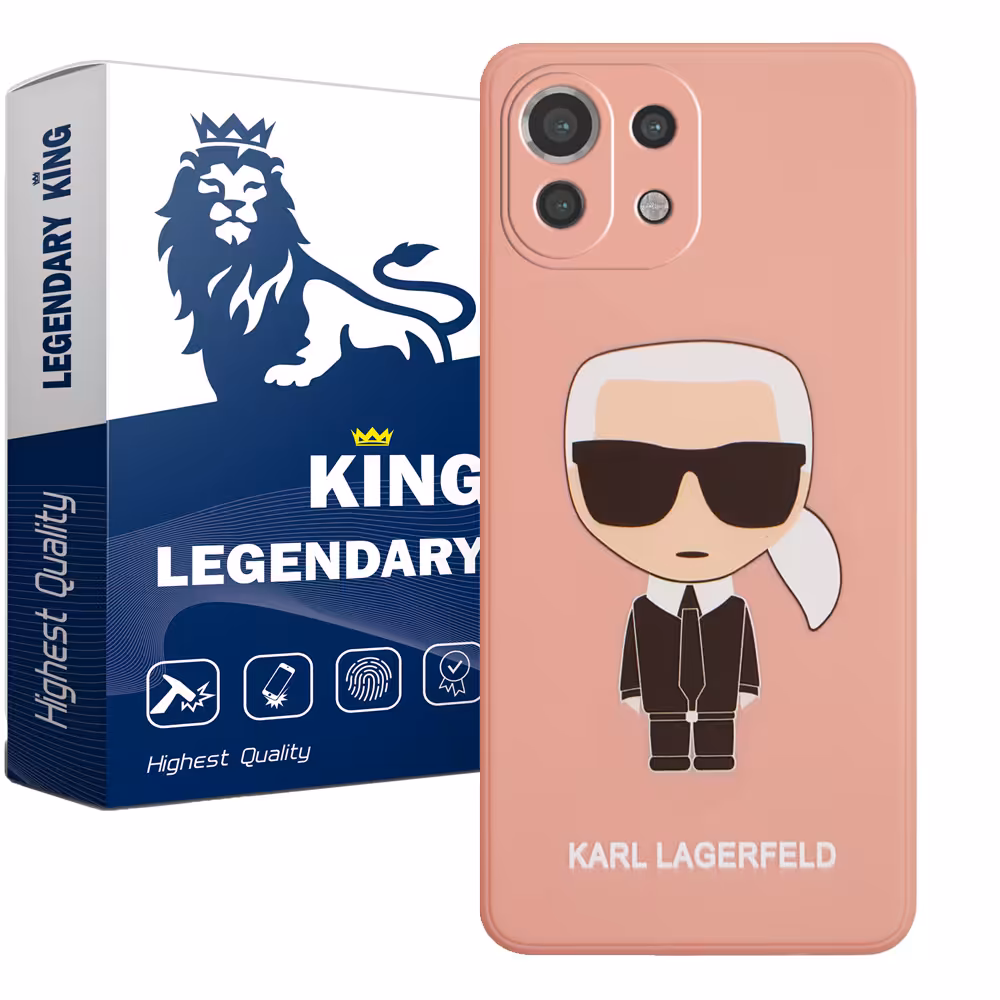 کاور لجندری کینگ  مدل کارل من مناسب برای گوشی موبایل شیائومی Mi 11 Lite