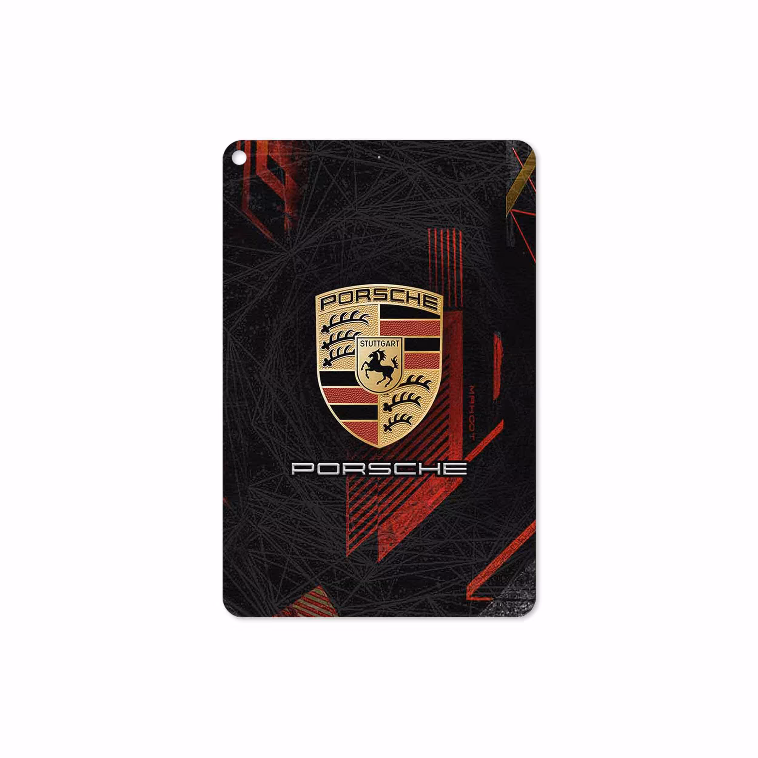 برچسب پوششی ماهوت مدل Porsche-Logo مناسب برای تبلت اپل iPad mini (GEN 5) 2019 A2133