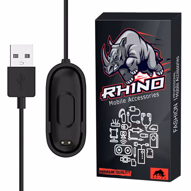 کابل شارژ راینو مدل R-Charge مناسب برای مچ بند هوشمند شیائومی Mi Band 4 | کالا برتری