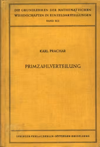 خرید و دانلود نسخه کامل کتاب Primzahlverteilung (Grundlehren der Mathematischen Wissenschaften 91)