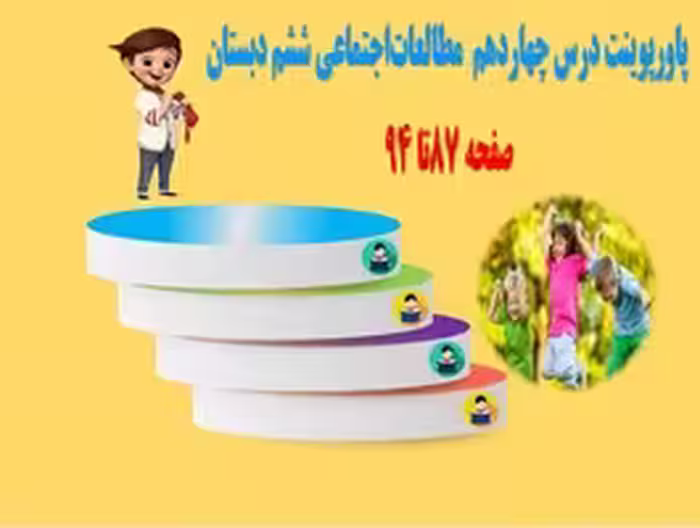 پاورپوینت درس چهاردهم  مطالعات‌اجتماعی ششم دبستان صفحه 87تا 94