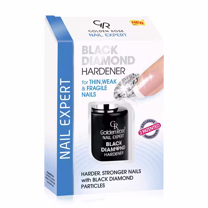 لاک تقویت کننده ناخن گلدن رز مدل BLACK DIAMOND