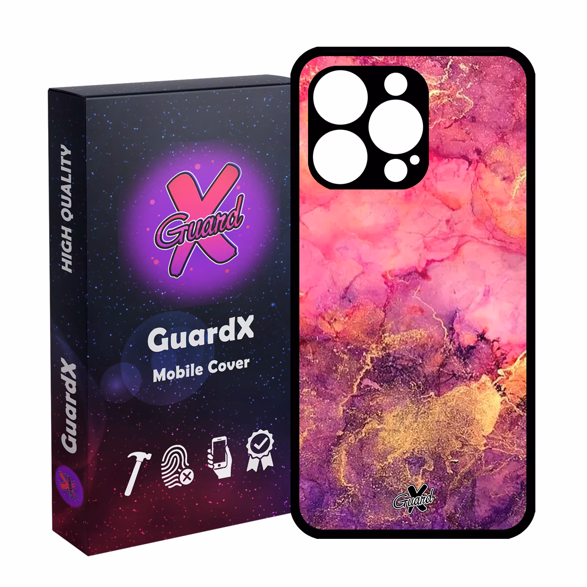 کاور گارد ایکس طرح ماربل مدل Glass10283 مناسب برای گوشی موبایل اپل iPhone 13 Pro