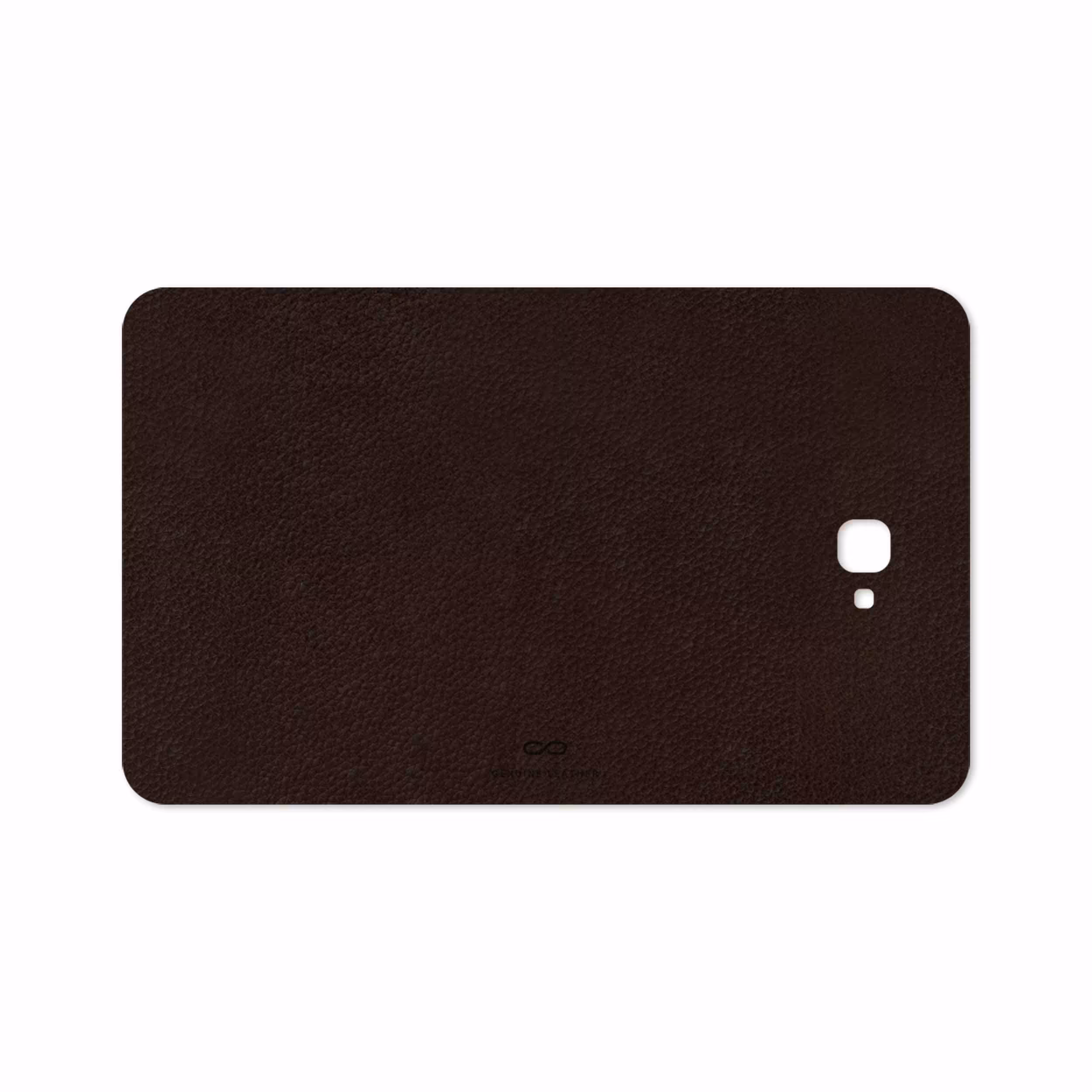 برچسب پوششی ماهوت مدل Dark-Brown-Leather مناسب برای تبلت سامسونگ Galaxy Tab A 10.1 2016 T585