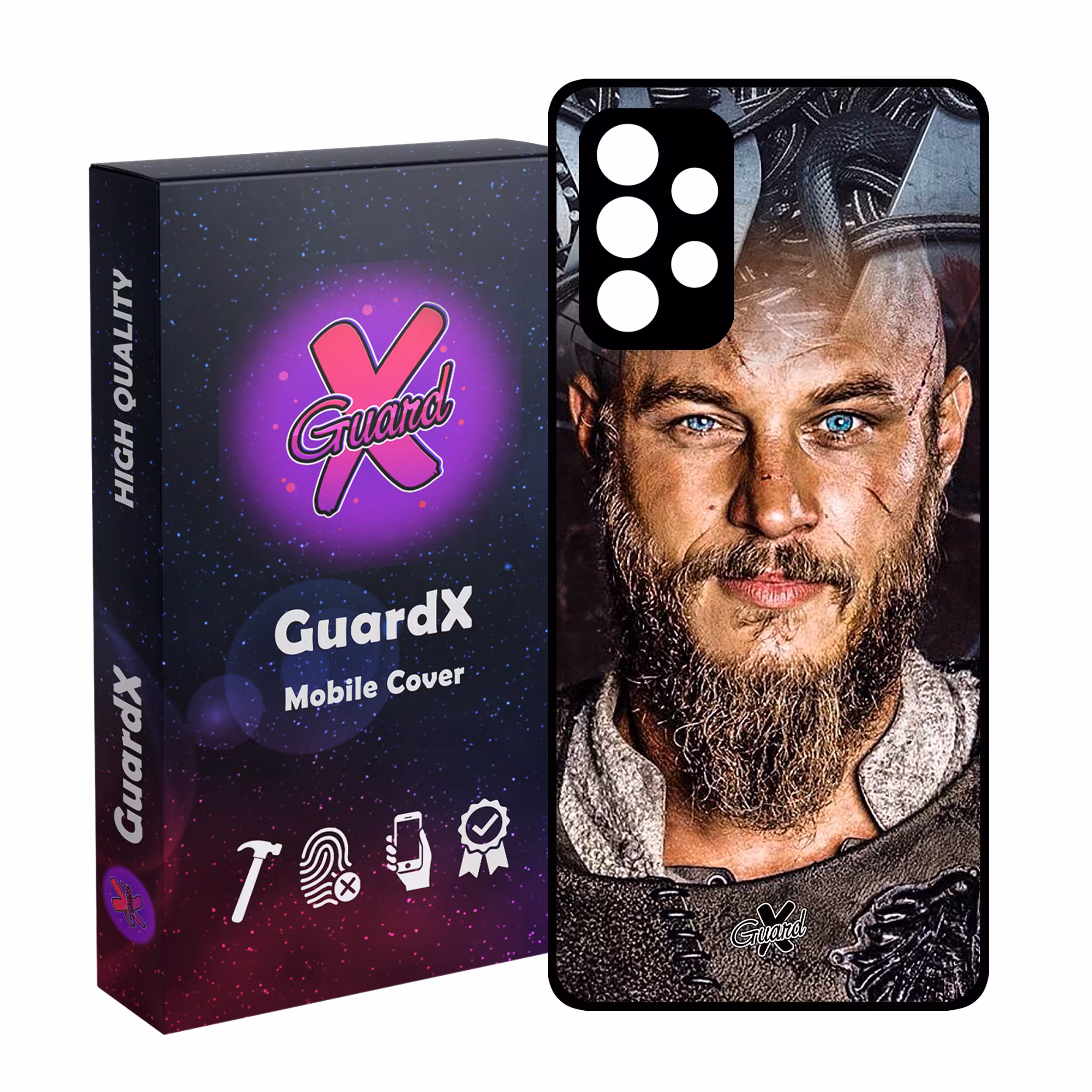 کاور گارد ایکس طرح Vikings مدل Glass10240 مناسب برای گوشی موبایل سامسونگ Galaxy A53