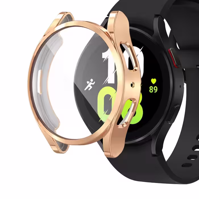 کاور مدل Tempered مناسب برای ساعت هوشمند سامسونگ Galaxy Watch 5 40mm به همراه محافظ صفحه نمایش