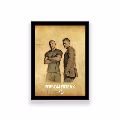 تابلو طرح فرار از زندان مدل prison break 2 